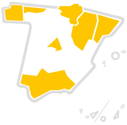 Mapa de las secciones territoriales